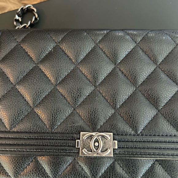 Chanel Boy WOC, black with ruthenium hardware
Authentic, in Like-New Condition - Picture 3 of 14